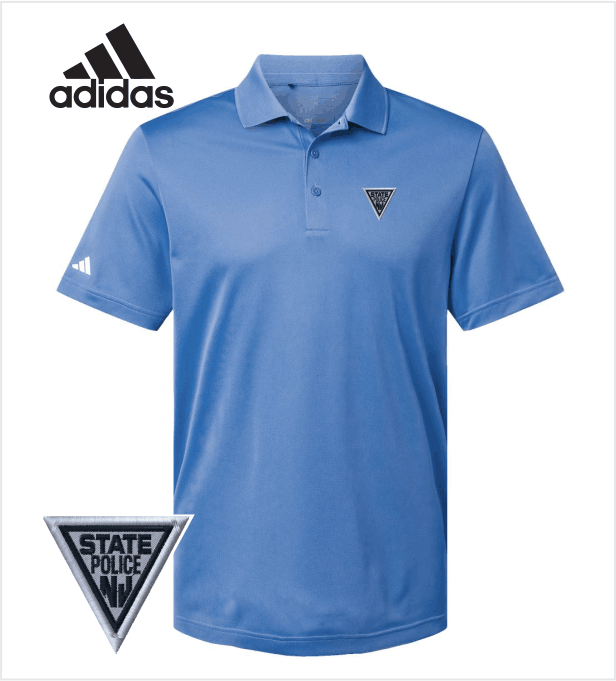 ADIDAS! Sport Polo in BLUE FUSION with Embroidered Logo