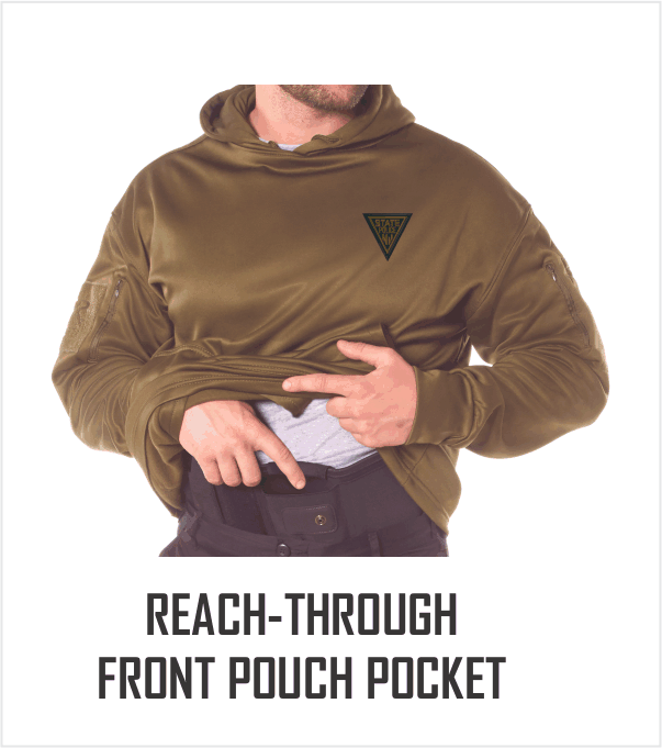 Coyote top brown sweatshirt