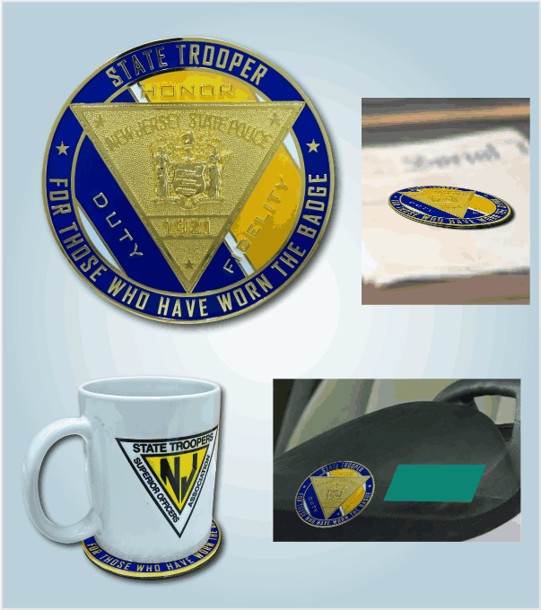 Large Medallion - COASTER/DESK/DASHBOARD