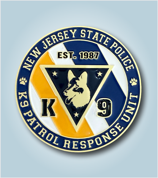 Challenge Coin - K9 PATROL RESPONSE UNIT