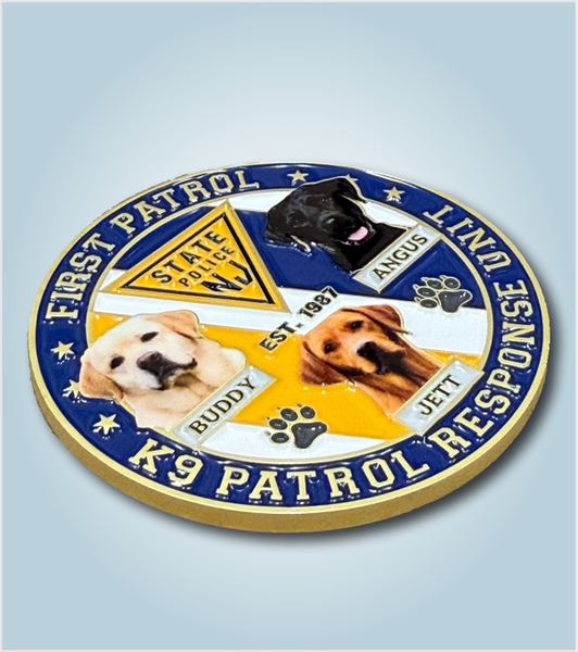 Challenge Coin - K9 PATROL RESPONSE UNIT