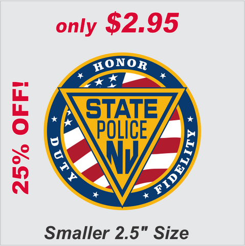 Window Decal Smaller 2.5 Inch with US FLAG