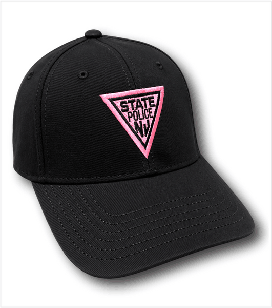 Black with AWARENESS PINK Embroidered Classic Triangle