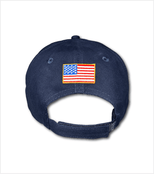 USA FLAG on Back of Traditional Class B Uniform Cap