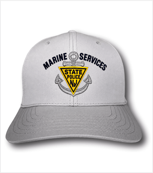 Light Grey MARINE SERVICES Performance Cap with Embroidered Logo