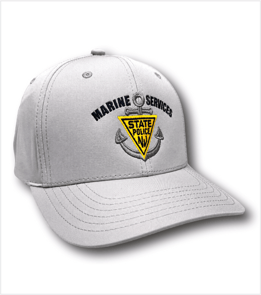 Light Grey MARINE SERVICES Performance Cap with Embroidered Logo