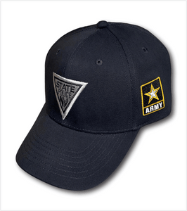 Military Series - ARMY, Black with Embroidered Classic Logo