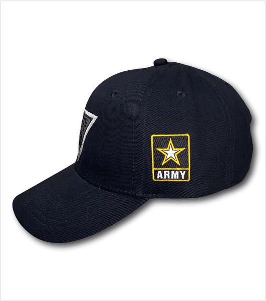 Military Series - ARMY, Black with Embroidered Classic Logo