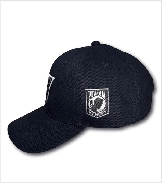 Military Series - POW*MIA, Black with Embroidered Classic Logo