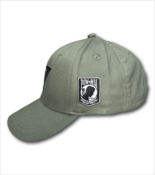 Military Series - POW*MIA, OLIVE DRAB with Embroidered Classic Logo