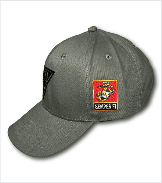 Military Series - SEMPER FI, OLIVE DRAB with Embroidered Classic Logo