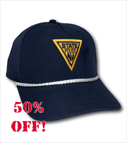 RICHARDSON Navy PERFORMANCE Cap with White Braid