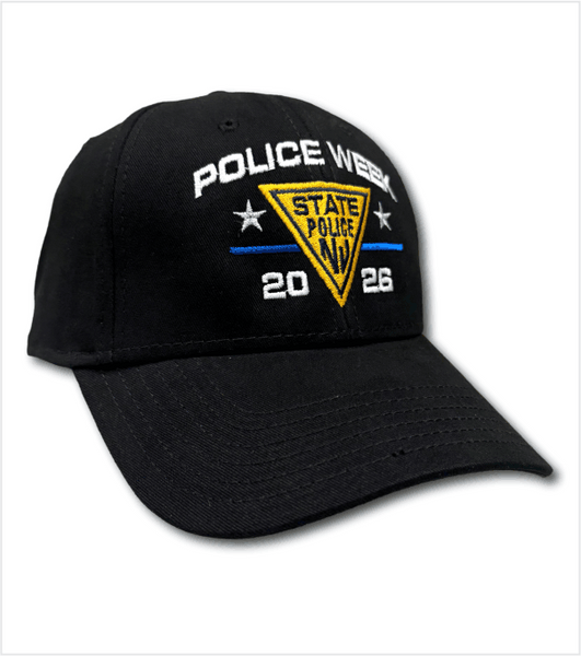 POLICE WEEK 2026 Black with Embroidered Logo