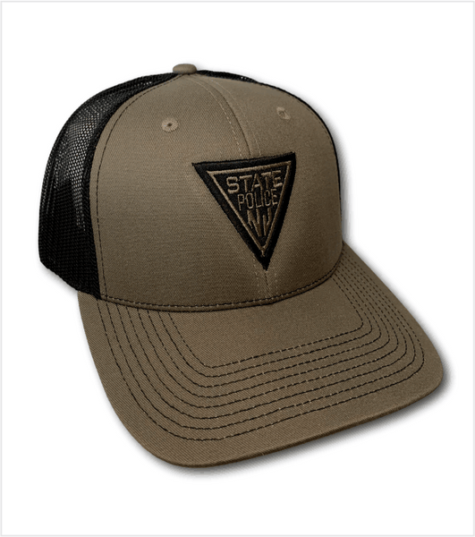 Trucker Olive Drab/Black with Embroidered Matching Classic Logo