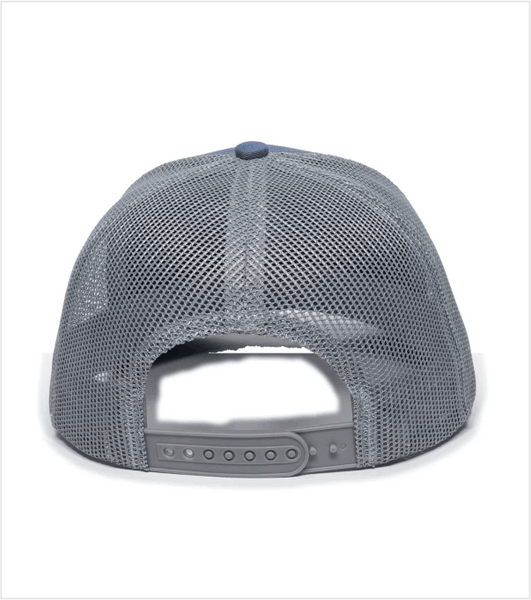 TRI-COLOR Trucker in Slate Blue/Grey/Navy