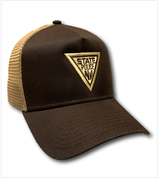 Trucker NEW ERA Brown/Khaki Mesh with Embroidered Classic Logo