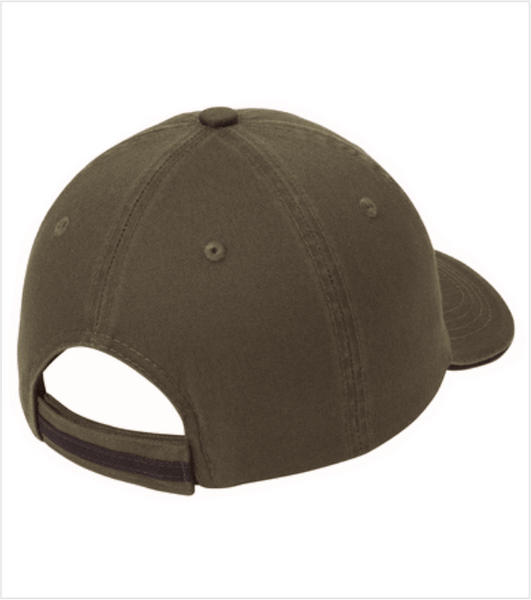 Unstructured Washed Olive Drab Sandwich Cap