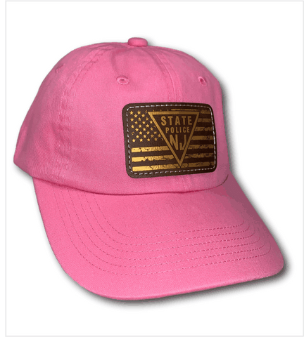 Ladies UNSTRUCTURED Pink with US/NJSP Patch