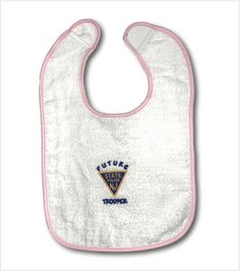 FUTURE TROOPER Embroidered Heavyweight Terry Cloth Bib