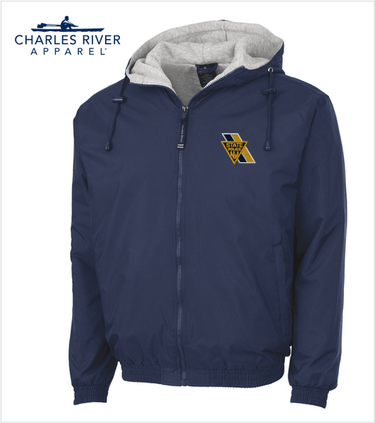 Charles River PERFORMER Hooded Jacket with Embroidered Logo