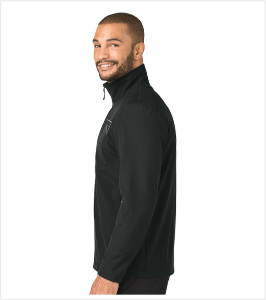 Black SOFTSHELL Jacket with Embroidered Logo