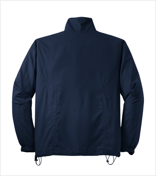 WIND JACKET Navy with Embroidered Logo