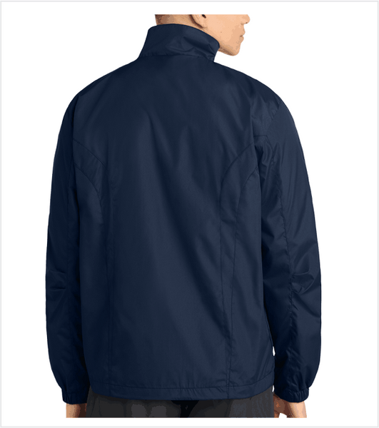 WIND JACKET Navy with Embroidered Logo