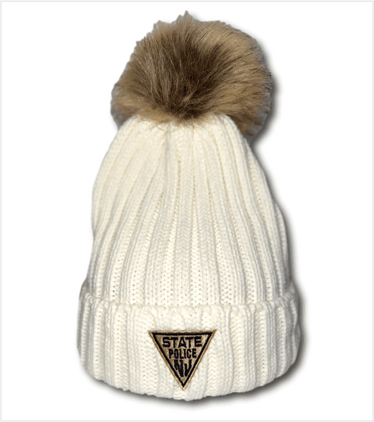 Faux Fur Pom-Pom Marshmallow with Matching Logo