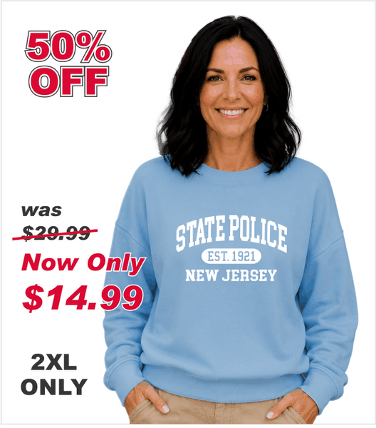 Ladies LAKE BLUE DROP SHOULDER Crewneck with Printed Full Front Logo