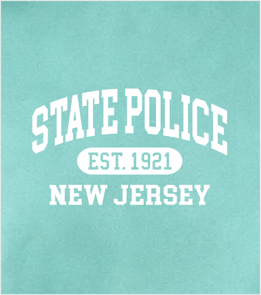 Ladies SEAFOAM DROP SHOULDER Crewneck with Printed Full Front Logo