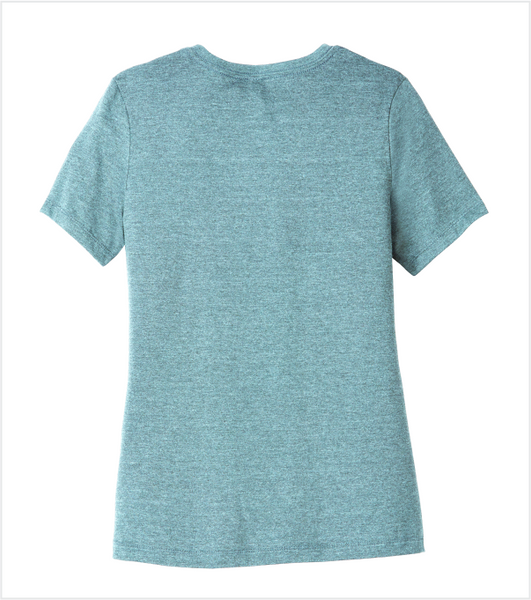Heathered Blue Lagoon RELAXED FIT T with Printed Classic Logo