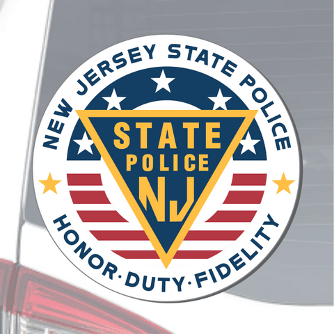 Car Magnet Honor-Duty-Fidelity with US Flag