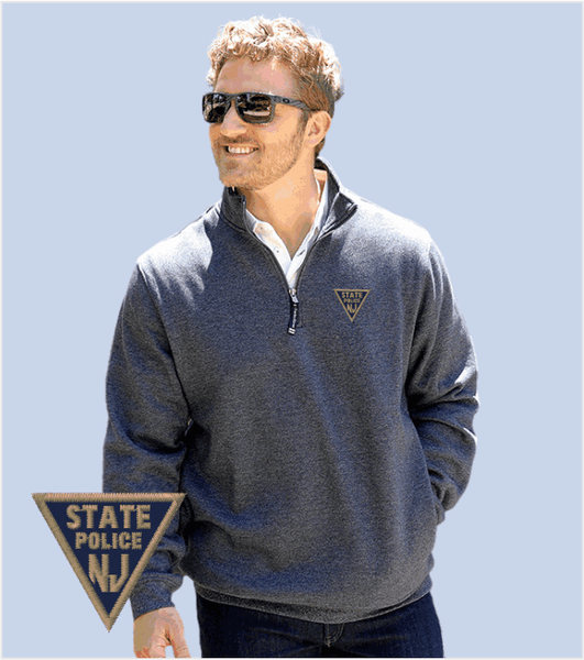 Charles River CROSSWIND Quarter Zip Pullover with Embroidered Logo