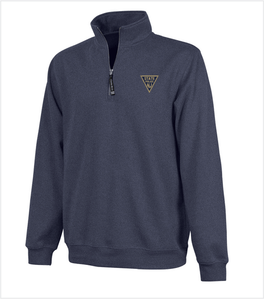 Charles River CROSSWIND Quarter-Zip Pullover with Embroidered Logo