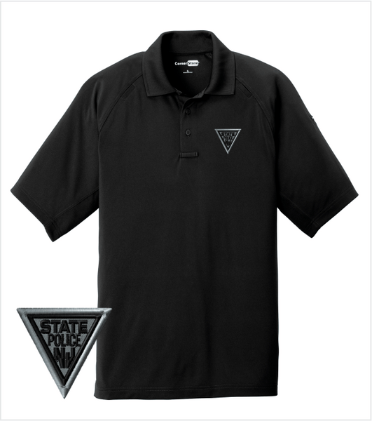 Cornerstone BLACK LIghtweight Tactical Performance Polo with Embroidered Logo