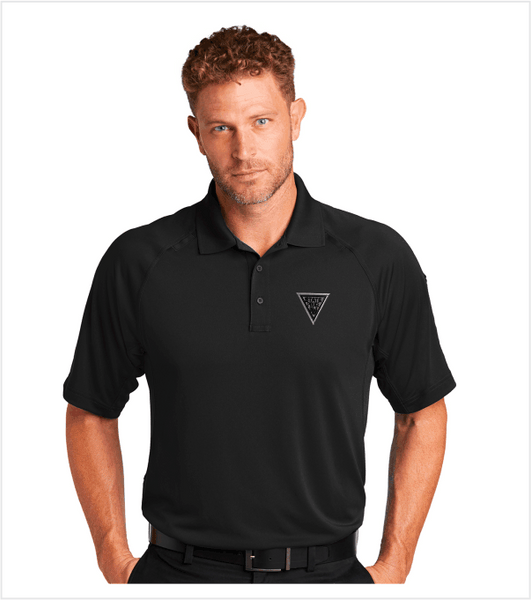 Cornerstone BLACK LIghtweight Tactical Performance Polo with Embroidered Logo
