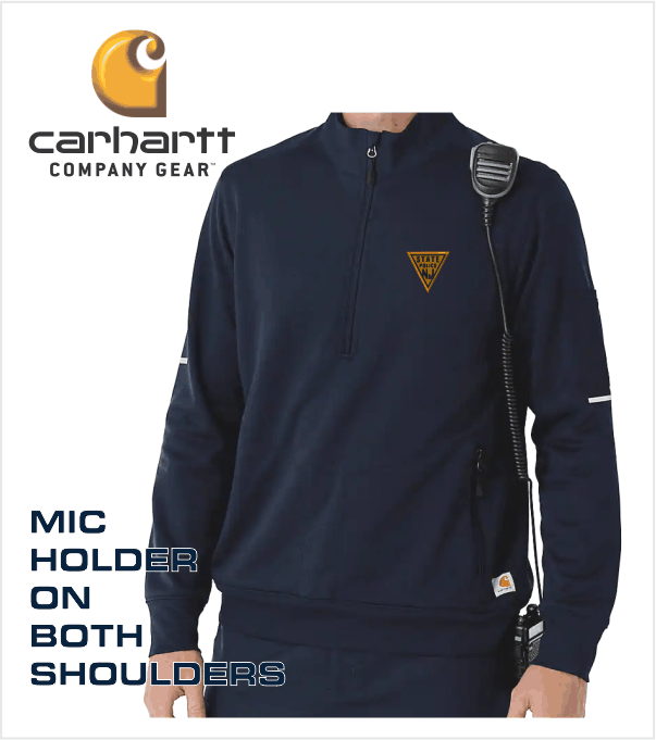 Carhartt FIELD & RESCUE Half-Zip with Embroidered Logo – True Blue