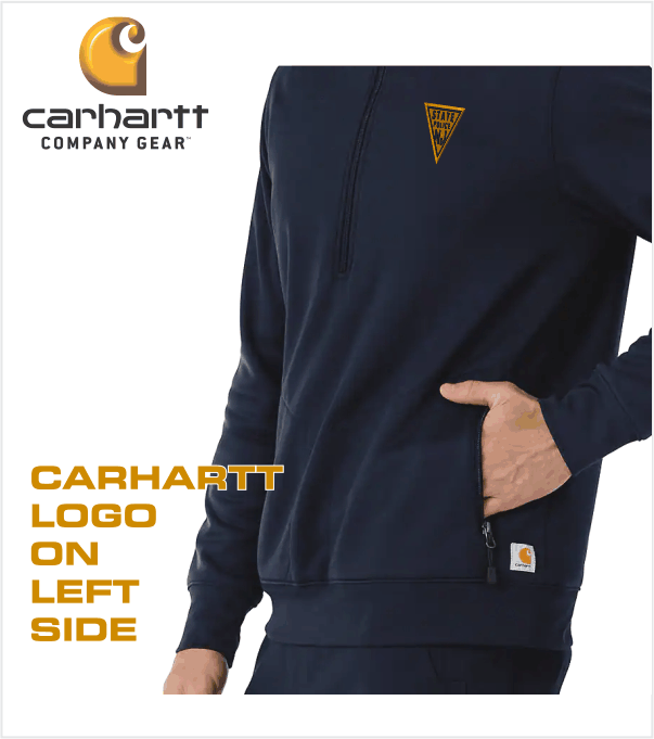 Carhartt FIELD & RESCUE Half-Zip with Embroidered Logo – True Blue