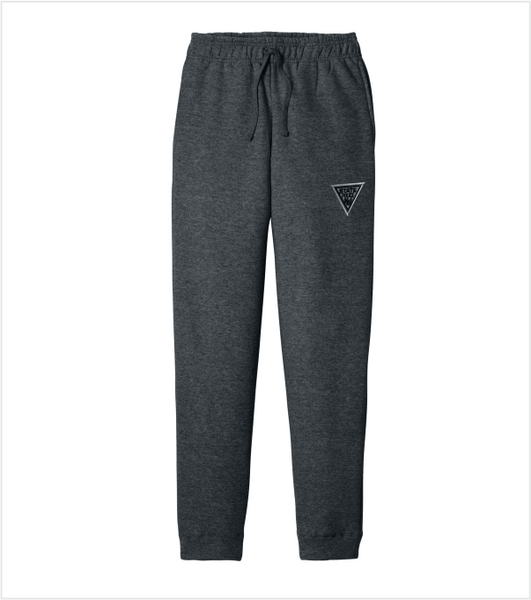 DARK HEATHER JOGGER Pocketed Sweatpants with Iconic Embroidered Logo