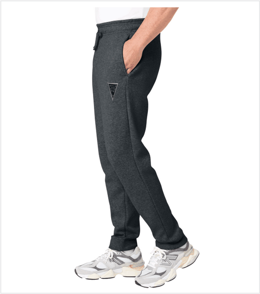 DARK HEATHER JOGGER Pocketed Sweatpants with Iconic Embroidered Logo