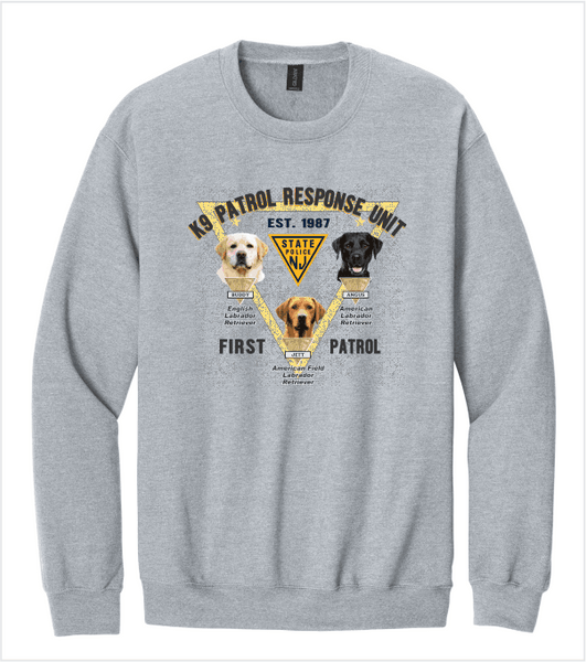 K9 PATROL RESPONSE UNIT - FIRST PATROL Premium Crewneck