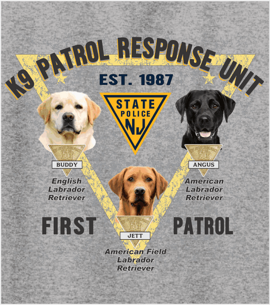 K9 PATROL RESPONSE UNIT - FIRST PATROL Premium Crewneck