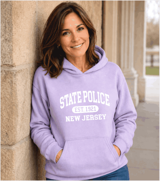 Lightweight LAVENDER Hood with Printed Full Front