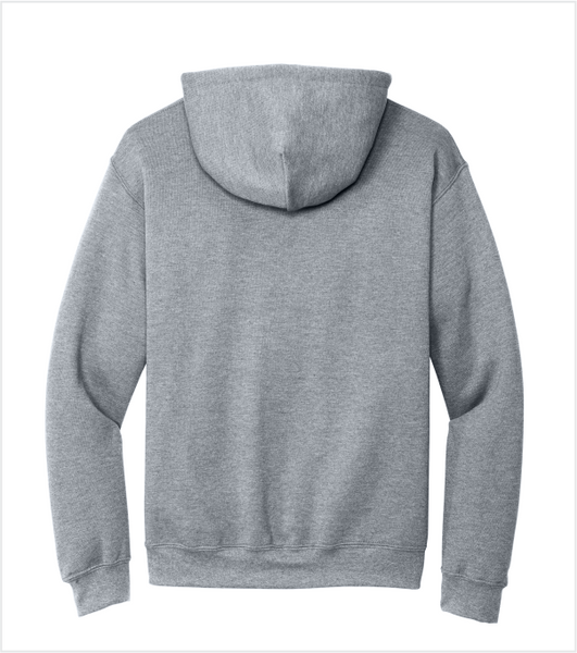 Athletic Grey HOOD Printed with JERSEY STRONG Logo