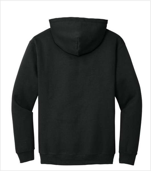 BLACK Hood with Embroidered AWARENESS PINK Left Chest Logo