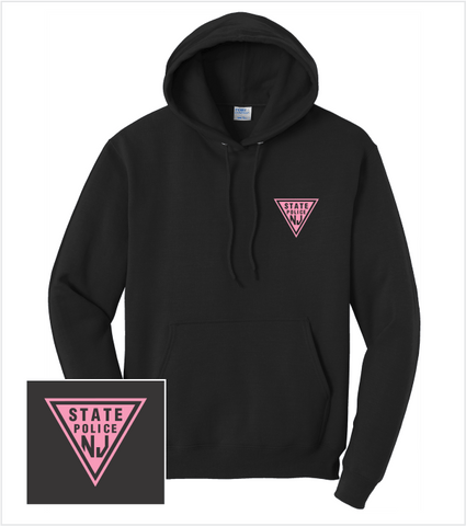 Black Hood with PINK Printed Classic Logo