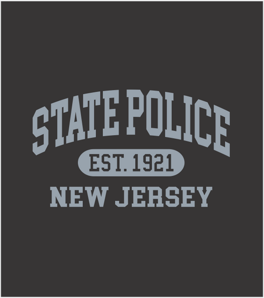 BLACK Hood with Printed Full Front Printed Grey Logo