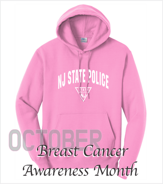 PINK Hood with White Printed Full Front Logo