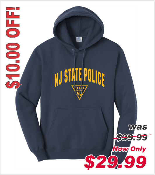 Navy Hood with Printed Full Front Printed Logo