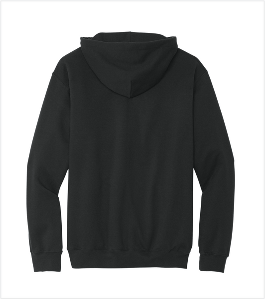 BLACK Hood Midweight Premium Cotton/Poly with Embroidered Logo